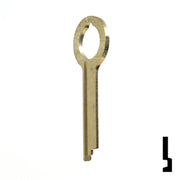 Uncut Key Blank | HHM, York | 1135 Flat Steel-Bit-Tubular-Key Ilco