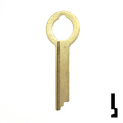 Uncut Key Blank | HHM, York | 1135 Flat Steel-Bit-Tubular-Key Ilco