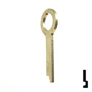 Uncut Key Blank | HHM, York | 1135 Flat Steel-Bit-Tubular-Key Ilco
