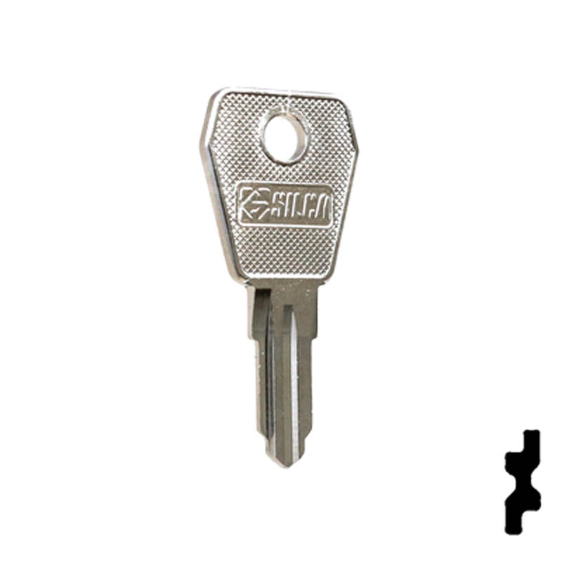 Uncut Key Blank | Lowe & Fletcher | LF30R Flat Steel-Bit-Tubular-Key Ilco