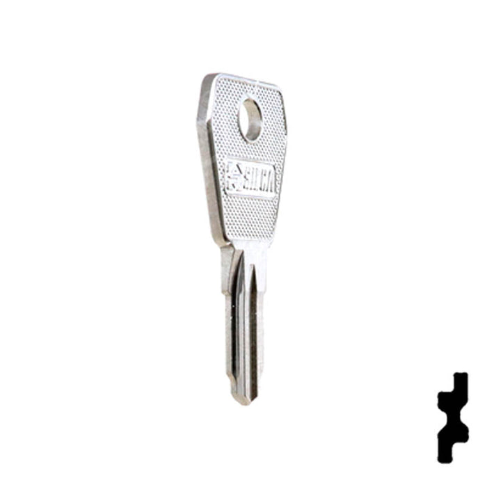 Uncut Key Blank | Lowe & Fletcher | LF30R Flat Steel-Bit-Tubular-Key Ilco