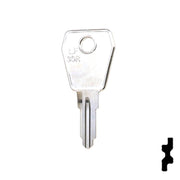 Uncut Key Blank | Lowe & Fletcher | LF30R Flat Steel-Bit-Tubular-Key Ilco
