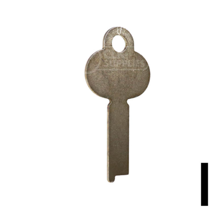 Uncut Key Blank | Miscellaneous | 1303 Flat Steel-Bit-Tubular-Key Ilco