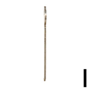 Uncut Key Blank | Miscellaneous | 1309 Flat Steel-Bit-Tubular-Key Ilco