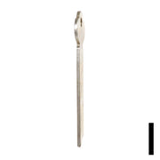 Uncut Key Blank | Miscellaneous | 1309 Flat Steel-Bit-Tubular-Key Ilco