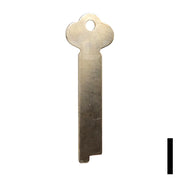 Uncut Key Blank | Miscellaneous | 1309 Flat Steel-Bit-Tubular-Key Ilco