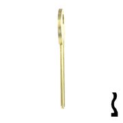 Uncut Key Blank | Mosler | 1115A Flat Steel-Bit-Tubular-Key Ilco