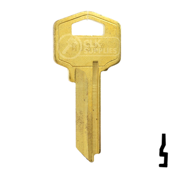 Uncut Key Blank | Orion | BD327 Flat Steel-Bit-Tubular-Key Framon Manufacturing Company, Inc