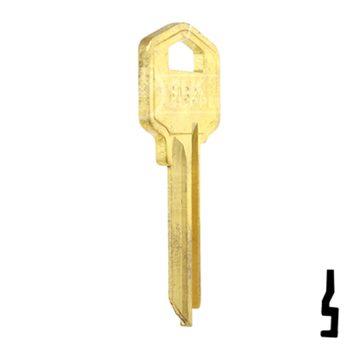 Uncut Key Blank | Orion | BD327 Flat Steel-Bit-Tubular-Key Framon Manufacturing Company, Inc