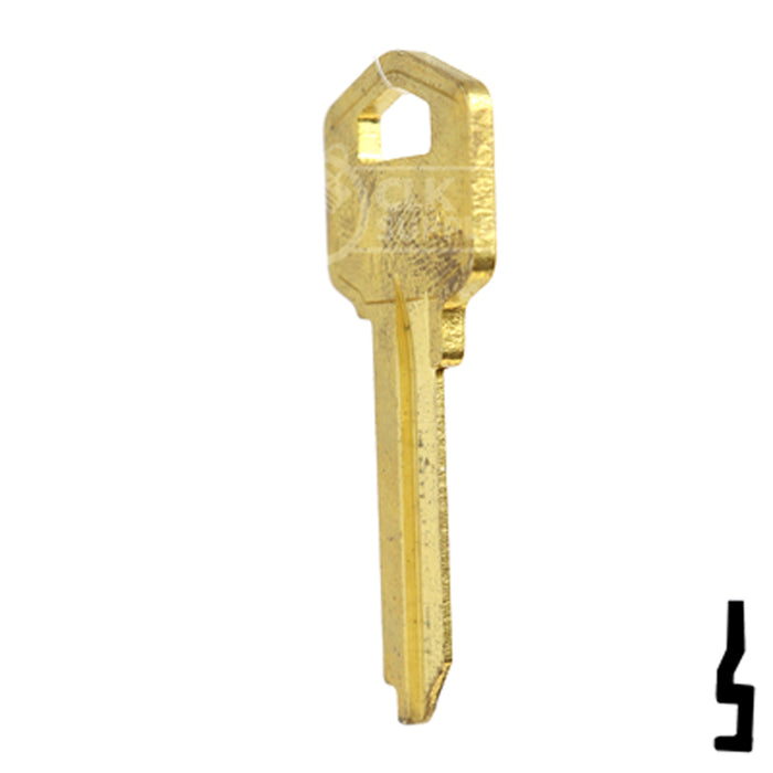 Uncut Key Blank | Orion | BD327 Flat Steel-Bit-Tubular-Key Framon Manufacturing Company, Inc