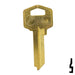 Uncut Key Blank | Orion | BD327 Flat Steel-Bit-Tubular-Key Framon Manufacturing Company, Inc