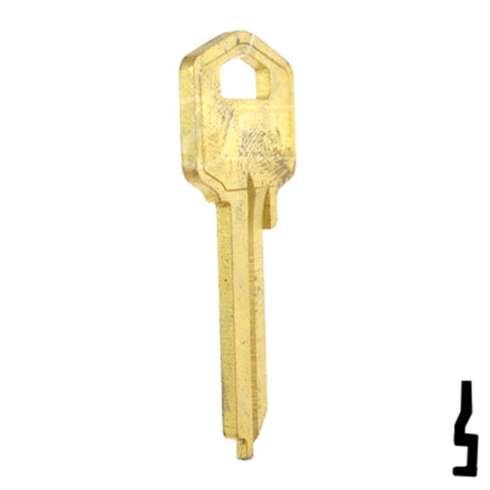 Uncut Key Blank | Orion | BD327 Flat Steel-Bit-Tubular-Key Framon Manufacturing Company, Inc