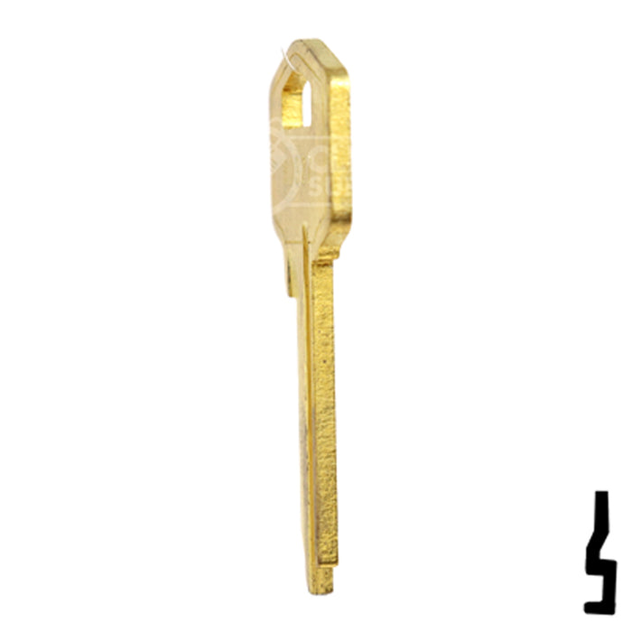 Uncut Key Blank | Orion | BD327 Flat Steel-Bit-Tubular-Key Framon Manufacturing Company, Inc