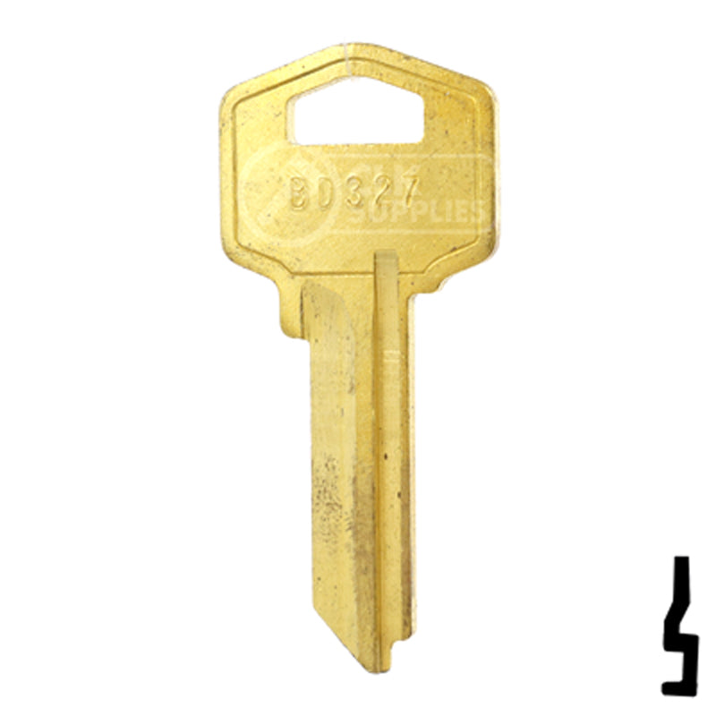 Uncut Key Blank | Orion | BD327 Flat Steel-Bit-Tubular-Key Framon Manufacturing Company, Inc