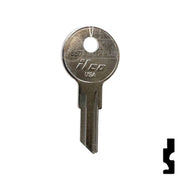 Uncut Key Blank | Pollak | 1657 Flat Steel-Bit-Tubular-Key Ilco