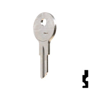 Uncut Key Blank | Pollak | 1657 Flat Steel-Bit-Tubular-Key Ilco