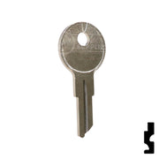 Uncut Key Blank | Pollak | 1657 Flat Steel-Bit-Tubular-Key Ilco