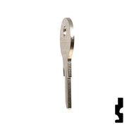 Uncut Key Blank | Pollak | 1657 Flat Steel-Bit-Tubular-Key Ilco