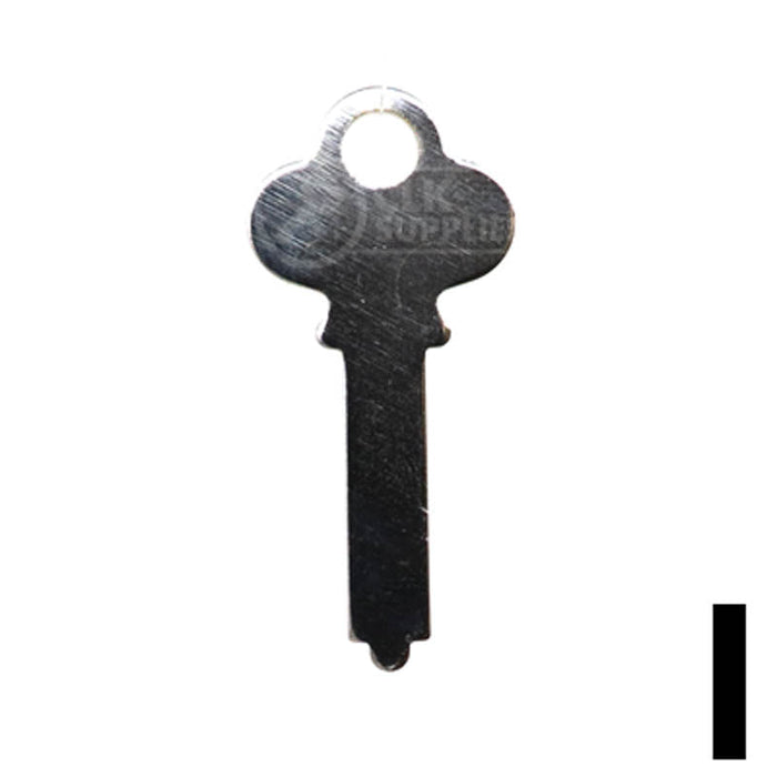 Uncut Key Blank | Slaymaker | 1418 Flat Steel-Bit-Tubular-Key Ilco