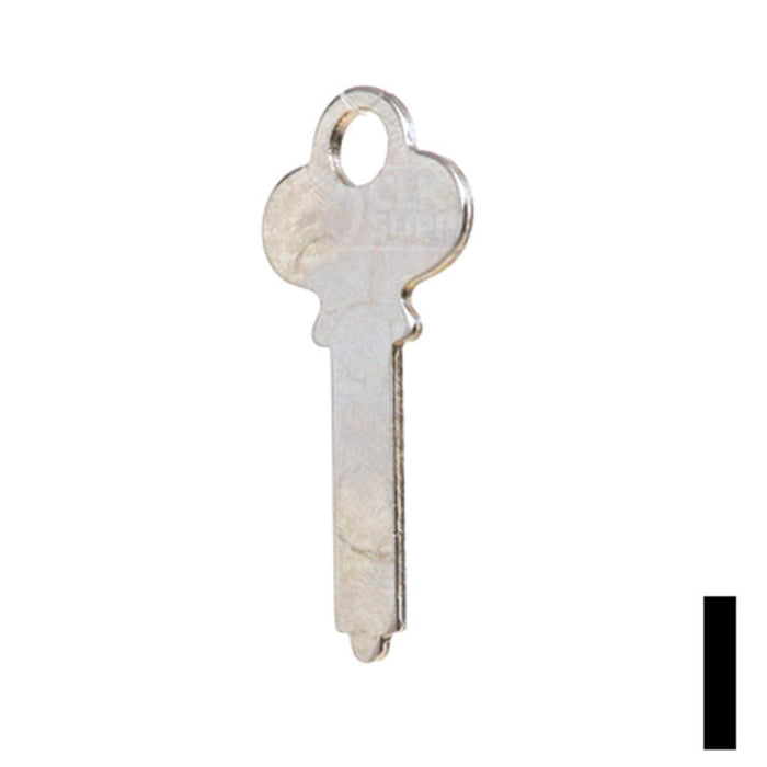 Uncut Key Blank | Slaymaker | 1418 Flat Steel-Bit-Tubular-Key Ilco