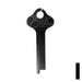 Uncut Key Blank | Yale | 1215B Flat Steel-Bit-Tubular-Key Ilco