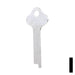 Uncut Key Blank | Yale | 1215B Flat Steel-Bit-Tubular-Key Ilco