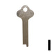 Uncut Key Blank | Yale | 1215B Flat Steel-Bit-Tubular-Key Ilco