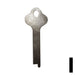 Uncut Key Blank | Yale | 1215B Flat Steel-Bit-Tubular-Key Ilco