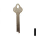 Uncut Key Blank | Yale | 1215B Flat Steel-Bit-Tubular-Key Ilco