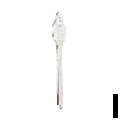 Uncut Key Blank | Yale | 1215B Flat Steel-Bit-Tubular-Key Ilco