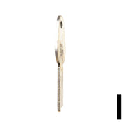 Uncut Key Blank | Yale | 1242L Flat Steel-Bit-Tubular-Key Ilco