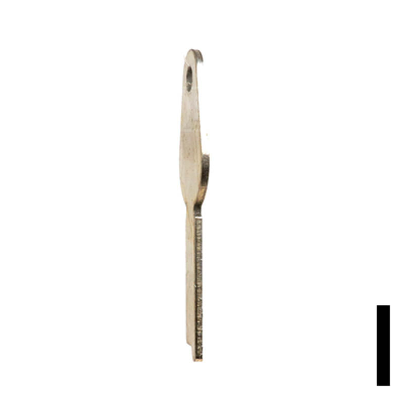 Uncut Key Blank | Yale | 1242L Flat Steel-Bit-Tubular-Key Ilco