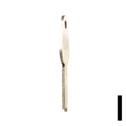 Uncut Key Blank | Yale | 1242L Flat Steel-Bit-Tubular-Key Ilco