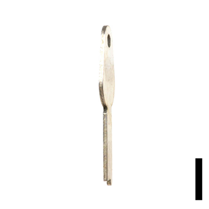 Uncut Key Blank | Yale | 1242L Flat Steel-Bit-Tubular-Key Ilco