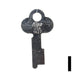 Uncut Key Blank | Yale | 1427 Flat Steel-Bit-Tubular-Key Ilco