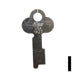 Uncut Key Blank | Yale | 1427 Flat Steel-Bit-Tubular-Key Ilco