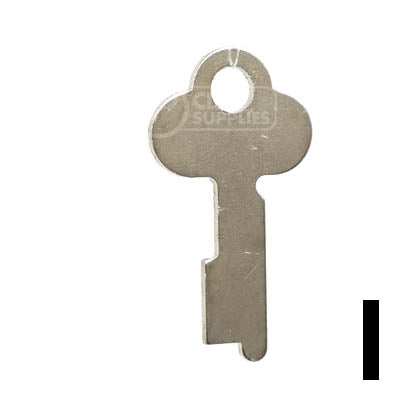 Uncut Key Blank | Yale | 1427 Flat Steel-Bit-Tubular-Key Ilco