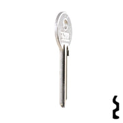 Uncut Key Blank | Yale | UL054 Flat Steel-Bit-Tubular-Key Ilco