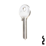 Uncut Key Blank | Yale | UL054 Flat Steel-Bit-Tubular-Key Ilco