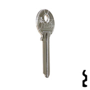 Uncut Key Blank | Yale | UL054 Flat Steel-Bit-Tubular-Key Ilco