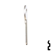 Uncut Key Blank | Yale | UL054 Flat Steel-Bit-Tubular-Key Ilco