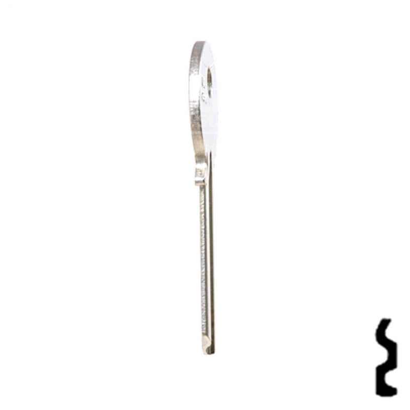 Uncut Key Blank | Yale | UL054 Flat Steel-Bit-Tubular-Key Ilco