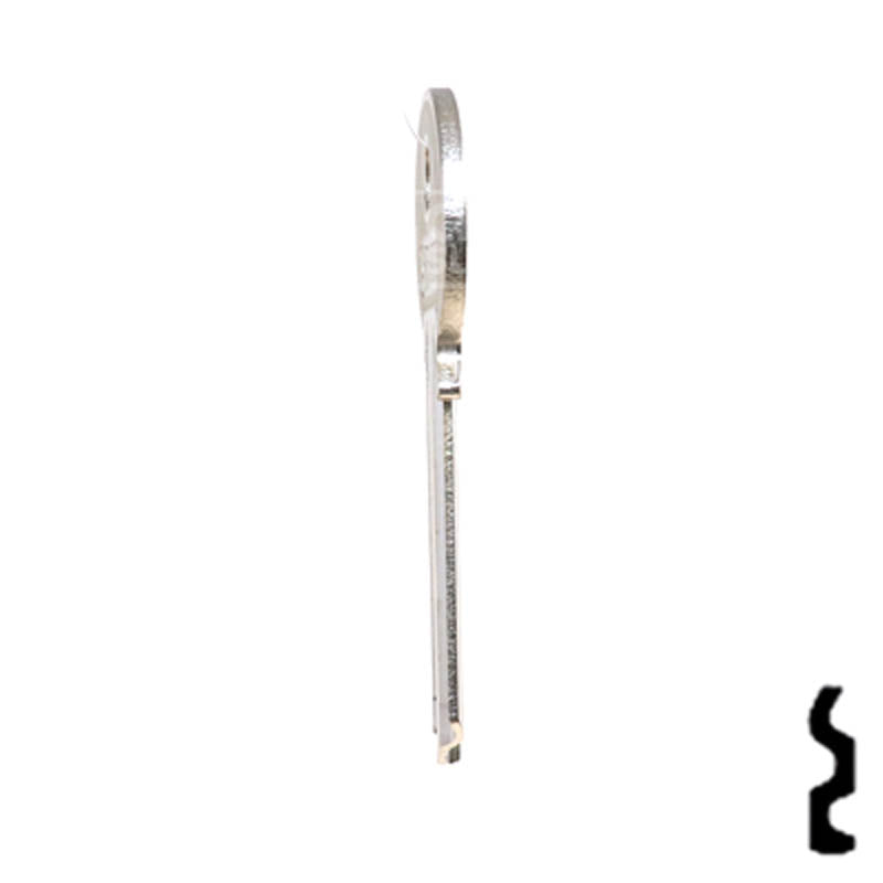 Uncut Key Blank | Yale | UL054 Flat Steel-Bit-Tubular-Key Ilco