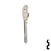 Uncut Key Blank | Yale | UL054 Flat Steel-Bit-Tubular-Key Ilco