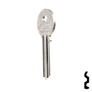 Uncut Key Blank | Yale | UL054 Flat Steel-Bit-Tubular-Key Ilco