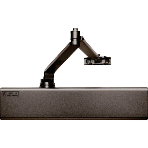 Tell Pro 800 Series Grade 1 Heavy Duty Door Closer - Adjustable 1-6, Full Cover - DURO Finish Grade 1 Door Closer Tell Mfg.