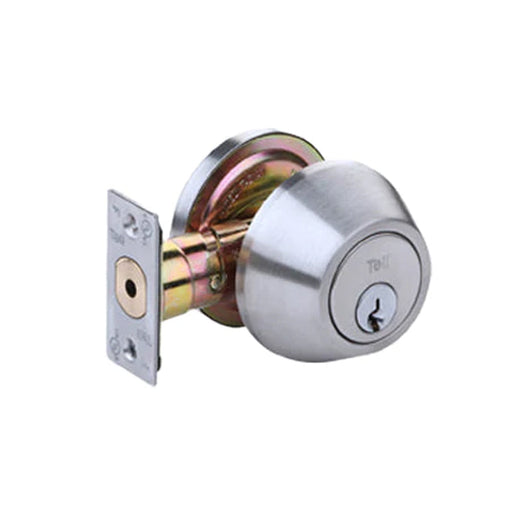 Tell Pro DB2000 Series Grade 2 Double Cylinder Deadbolt - US32D Finish Grade 2 Deadbolt Tell Mfg.