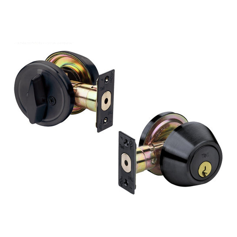 Tell Pro DB2000 Series Grade 2 Single Cylinder Deadbolt - US19 Finish Grade 2 Deadbolt Tell Mfg.