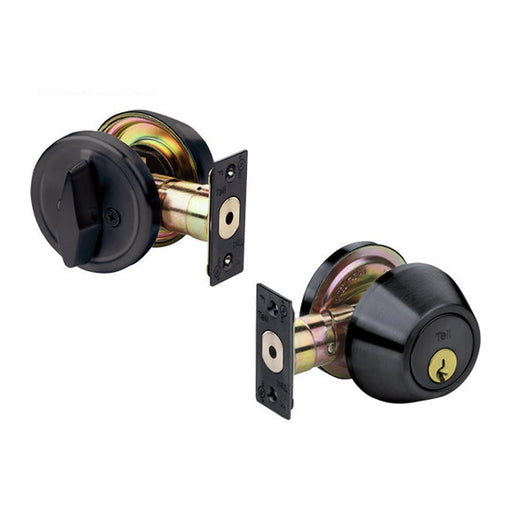Tell Pro DB2000 Series Grade 2 Single Cylinder Deadbolt - US19 Finish Grade 2 Deadbolt Tell Mfg.