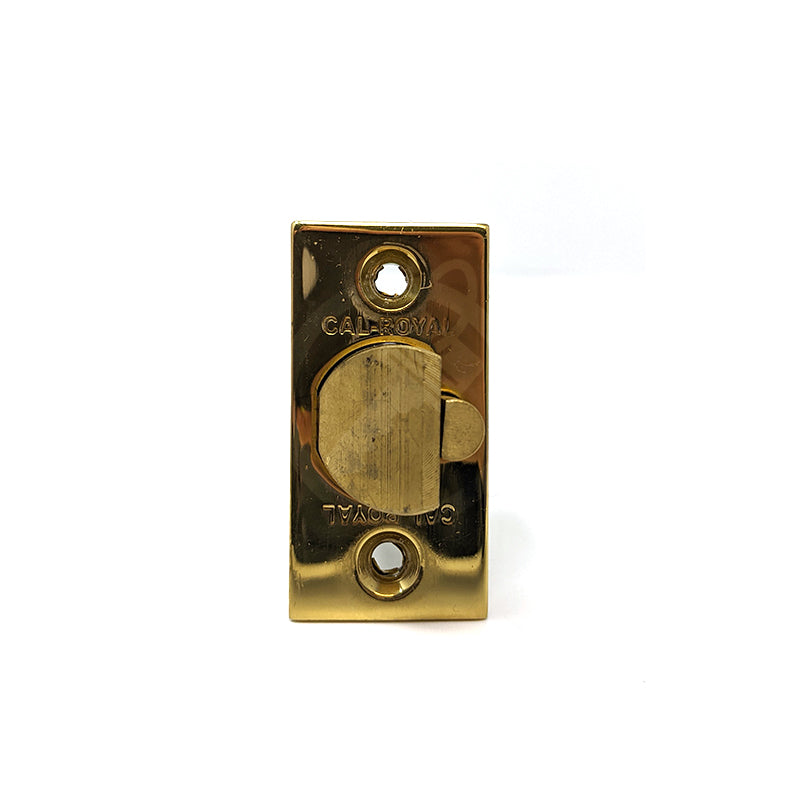2 3/4" backset gate latch for SINGLE Cylinder Deadbolts US3 Grade 2 Latch Cal-Royal